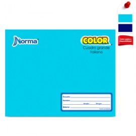 Cuaderno Forma Italiana Cuadro grande 7mm Cosido Norma Color 360 100 hojas